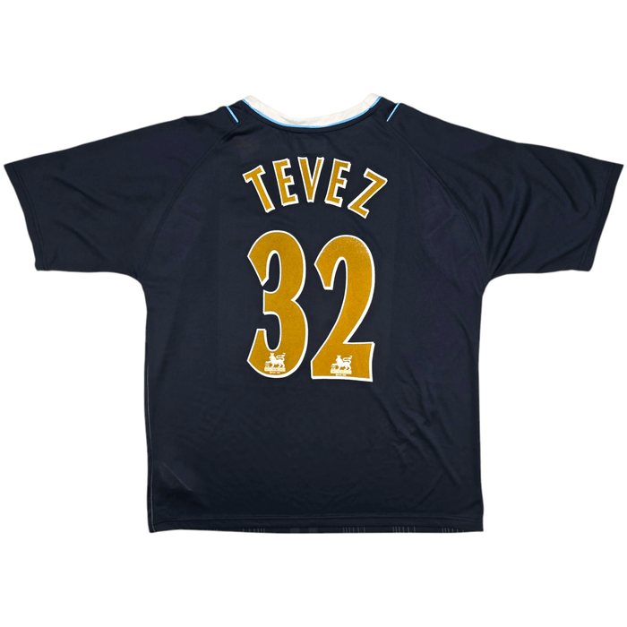 2005/07 West Ham United Away Football Shirt (XL) Reebok 32 Tevez - Football Finery - FF300780