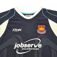 2005/07 West Ham United Away Football Shirt (XL) Reebok 32 Tevez - Football Finery - FF300780