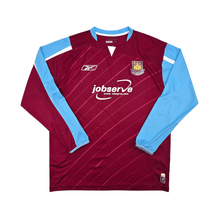 2005/07 West Ham United Home Football Shirt (L) Reebok - Football Finery - FF302994