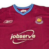 2005/07 West Ham United Home Football Shirt (XL) Reebok 32 Tevez - Football Finery - FF301522