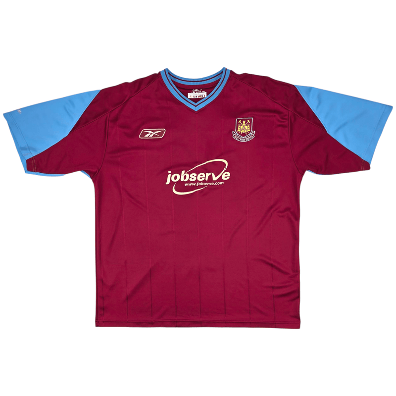 2005/07 West Ham United Home Football Shirt (XL) Reebok 32 Tevez - Football Finery - FF301522