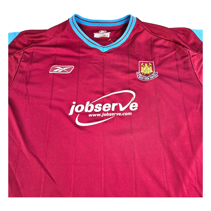 2005/07 West Ham United Home Football Shirt (XL) Reebok - Football Finery - FF203234