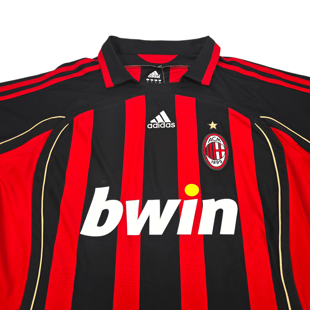 2006/07 AC Milan Home Football Shirt (L) Adidas 99 Ronaldo - Football Finery - FF303186