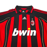 2006/07 AC Milan Home Football Shirt (L) Adidas 99 Ronaldo - Football Finery - FF303186