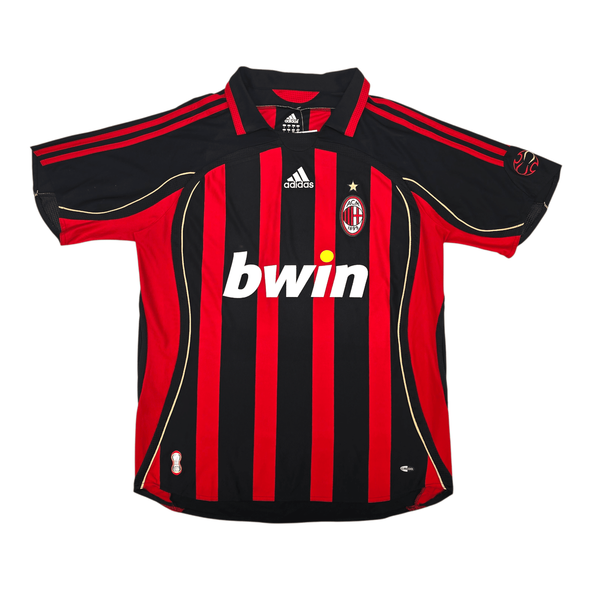 2006/07 AC Milan Home Football Shirt (L) Adidas 99 Ronaldo - Football Finery - FF303186