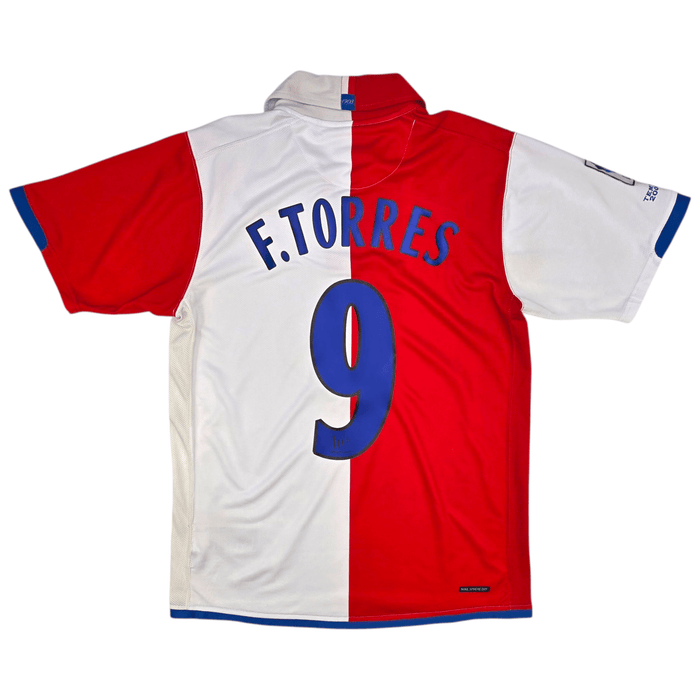 2006/07 Atletico Madrid Home Football Shirt (M) Nike 9 Torres - Football Finery - FF302132