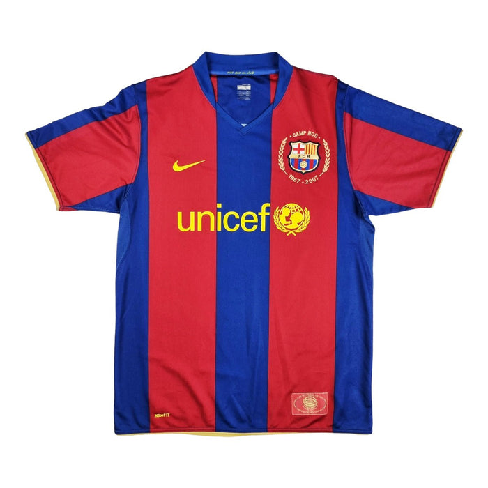 2006/07 Barcelona Home Football Shirt (M) Nike #7 Larsson - Football Finery - FF202418