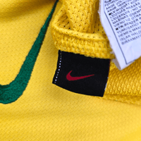 2006/07 Brazil Home Football Shirt (M) Nike 7 Adriano - Football Finery - FF301592