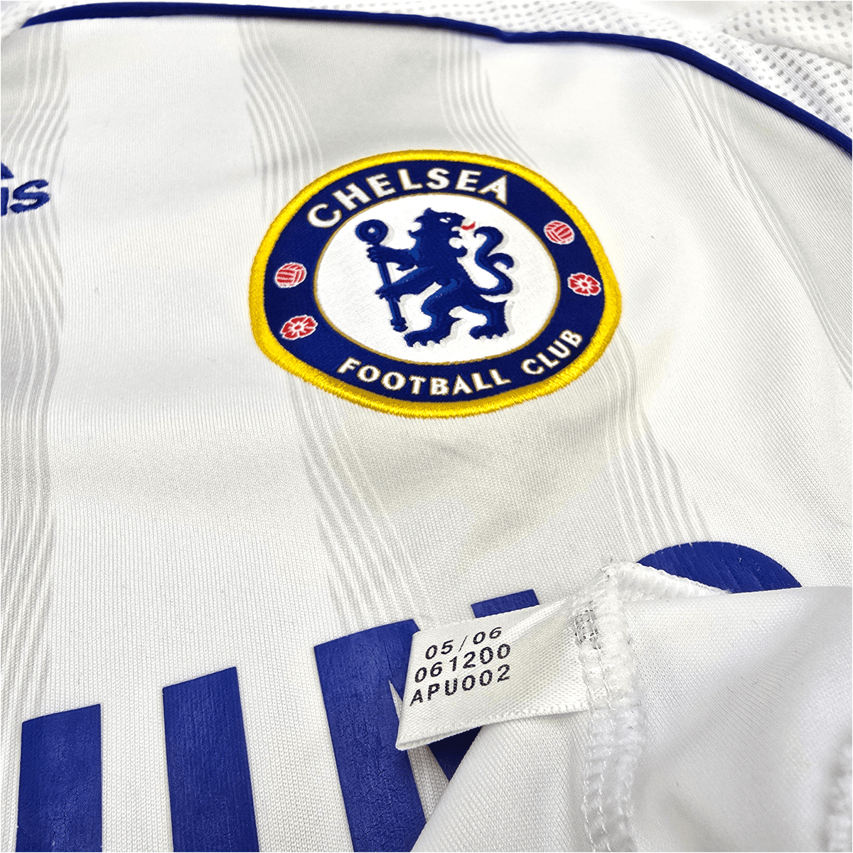 2006/07 Chelsea Away Football Shirt (L) Adidas 7 Shevchenko - Football Finery - FF302155