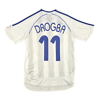2006/07 Chelsea Away Football Shirt (S) Adidas 11 Drogba - Football Finery - FF302893