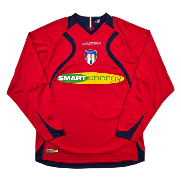 2006/07 Colchester United Away Football Shirt (L) Diadora 26 - Football Finery - FF306861