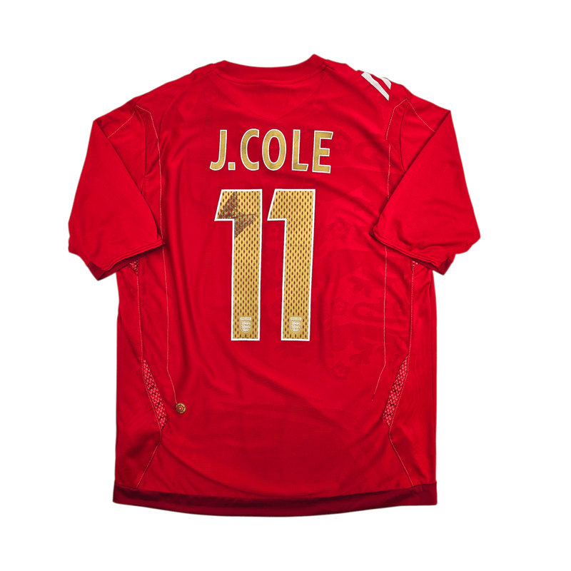 2006/07 England Away Football Shirt (L) Umbro #11 J.Cole