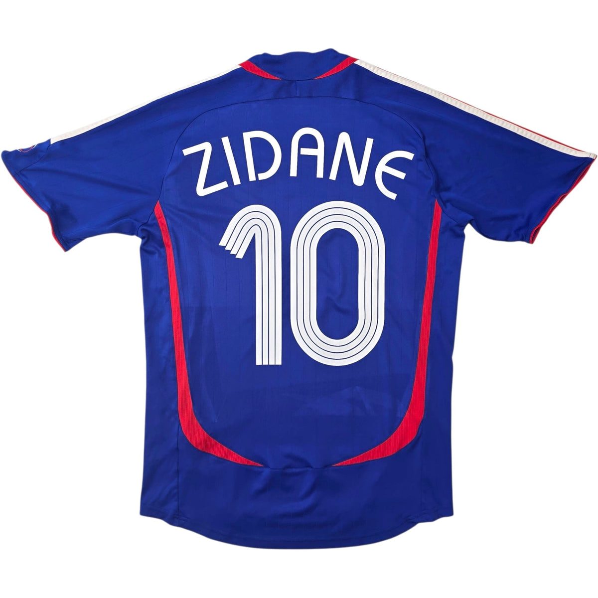 2006/07 France Home Football Shirt (S) Adidas 10 Zidane - Football Finery - FF305211