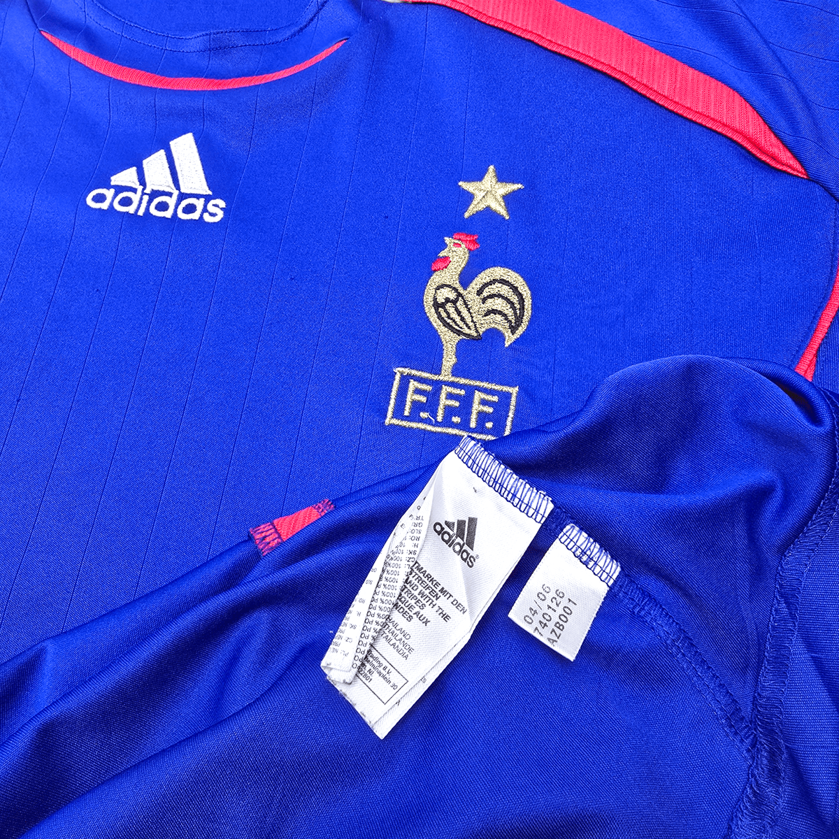 2006/07 France Home Football Shirt (XL) Adidas - Football Finery - FF305230