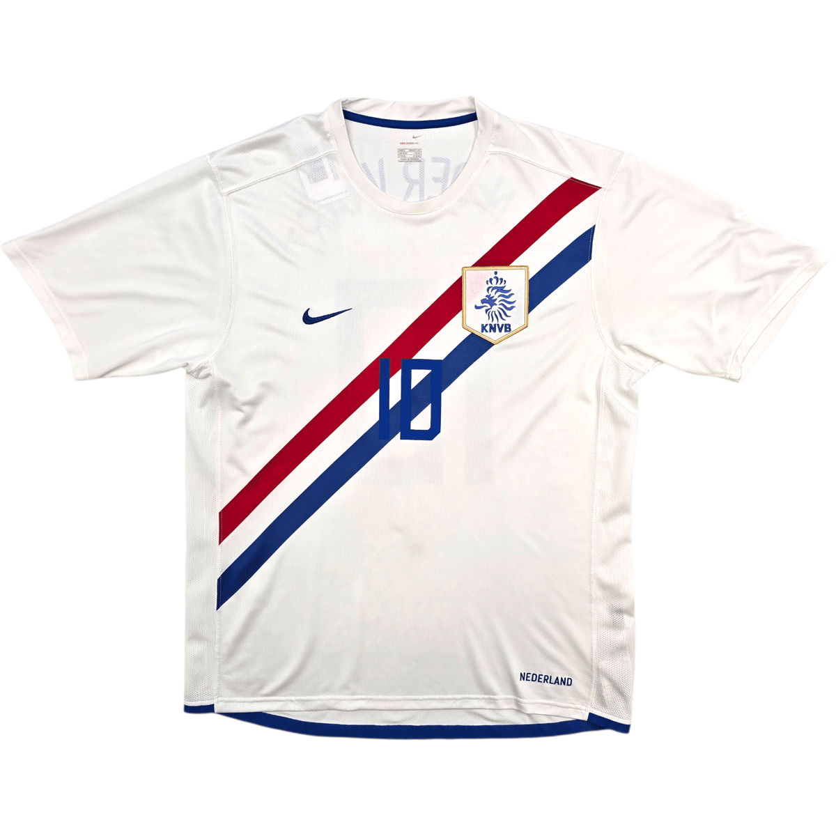 2006/07 Holland Away Football Shirt (L) Nike 10 Van Der Vaart - Football Finery - FF303045