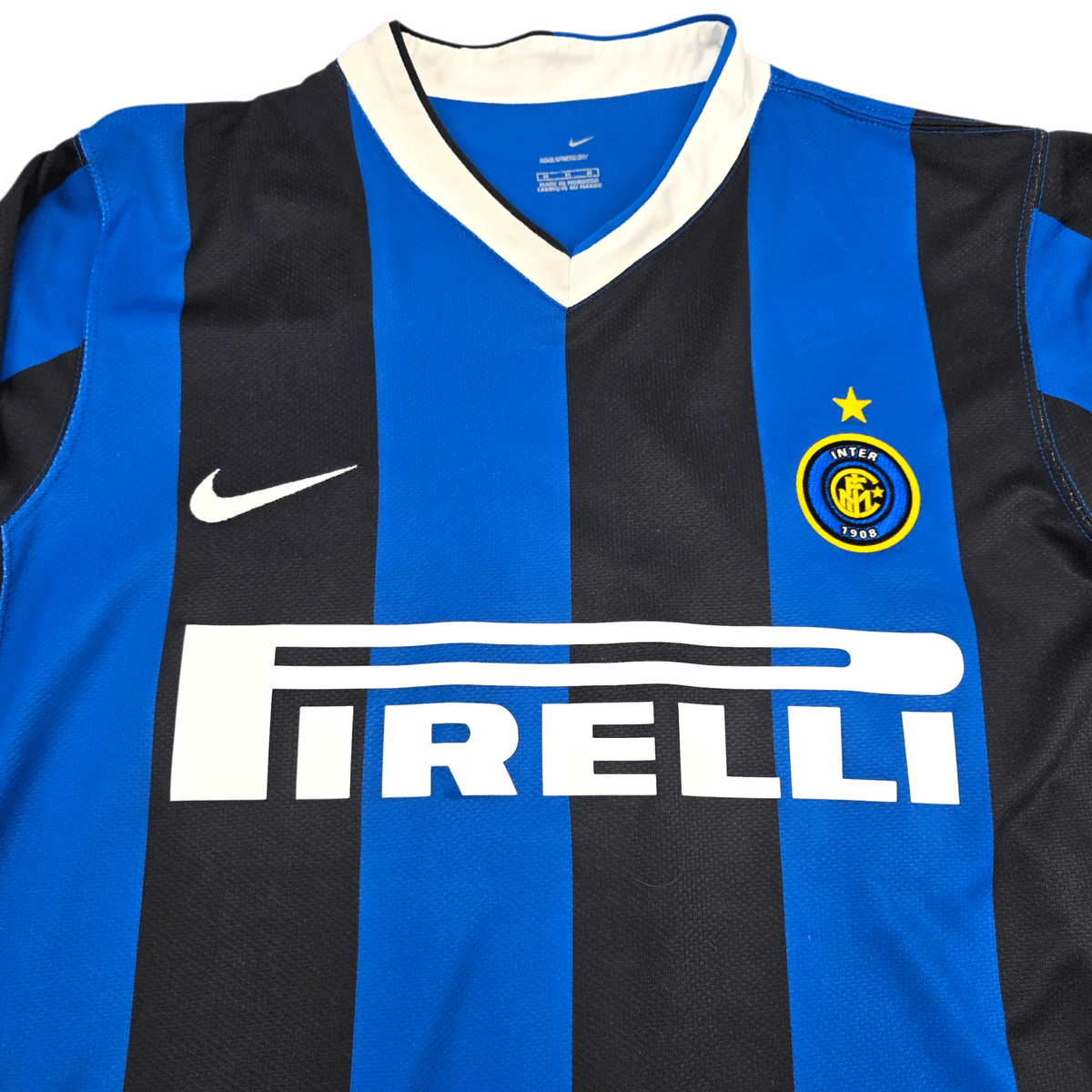 2006/07 Inter Milan Home Football Shirt (M) Nike 8 Ibrahimovic - Football Finery - FF302915