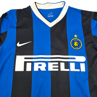 2006/07 Inter Milan Home Football Shirt (M) Nike 8 Ibrahimovic - Football Finery - FF302915