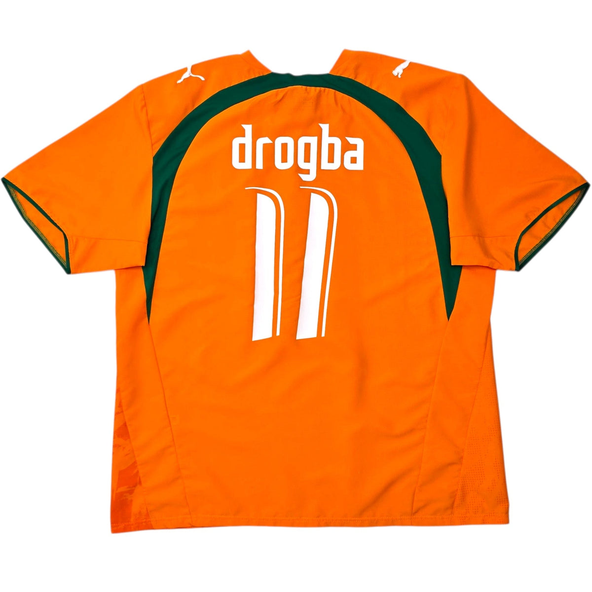 2006/07 Ivory Coast Home Football Shirt (XL) Puma 11 Drogba - Football Finery - FF305352