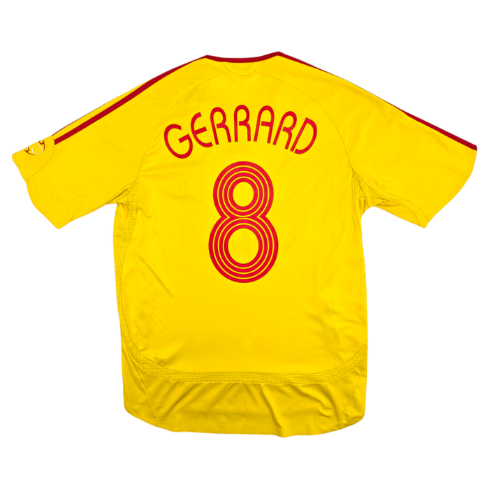 2006/07 Liverpool Away Football Shirt (L) Adidas #8 Gerrard - Football Finery - FF204515