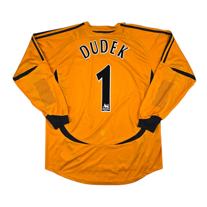 2006/07 Liverpool Goal Keeper Football Shirt (XL) Adidas #1 Dudek - Football Finery - FF204461