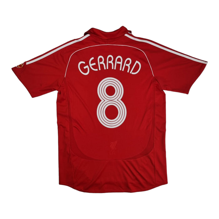2006/07 Liverpool Home Football Shirt (M) Adidas #8 Gerrard - Football Finery - FF202937