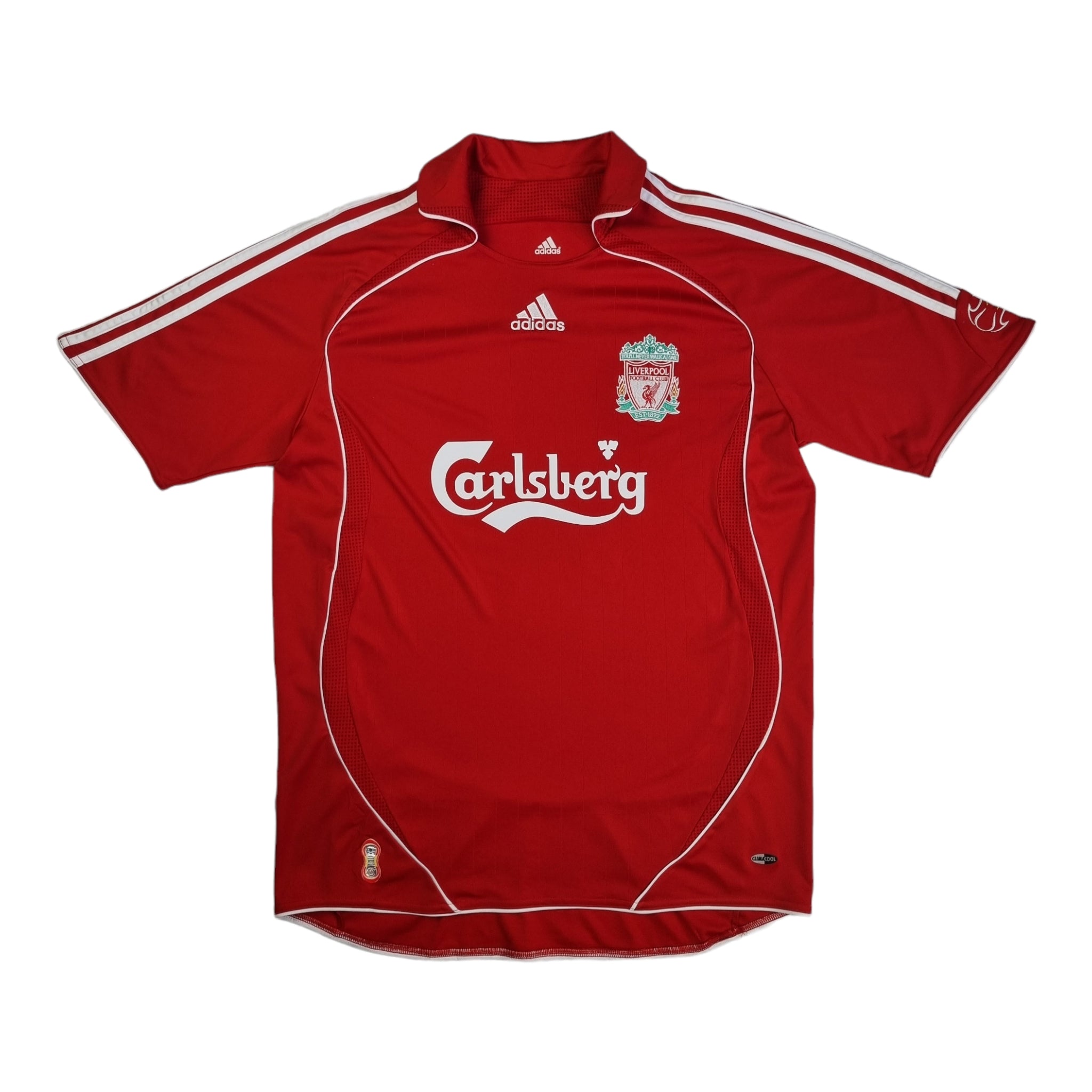 2006 07 Liverpool Home Football Shirt M Adidas 8 Gerrard