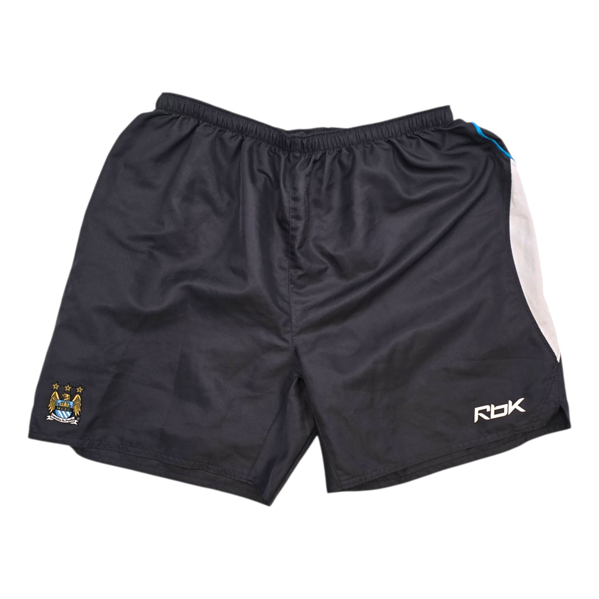 2006/07 Manchester City Football Shorts (L) Reebok | Away - Football Finery - SS10017