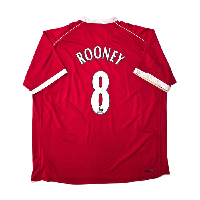 2006/07 Manchester United Home Football Shirt (3XL) Nike #8 Rooney - Football Finery - FF307628