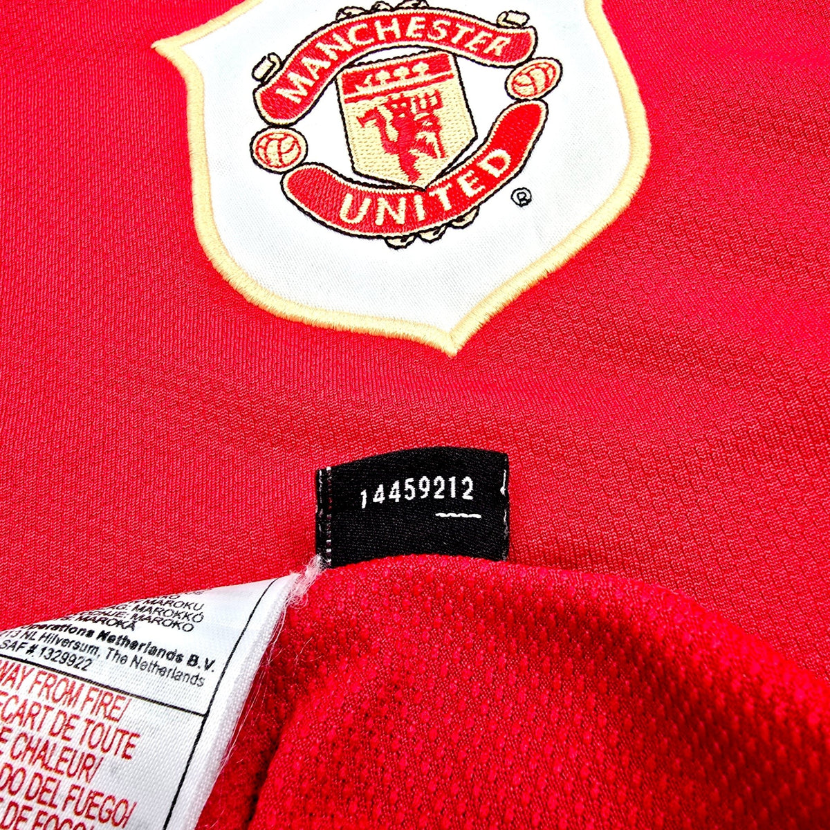 2006/07 Manchester United Home Football Shirt (L) Nike 16 Carrick - Football Finery - FF306620