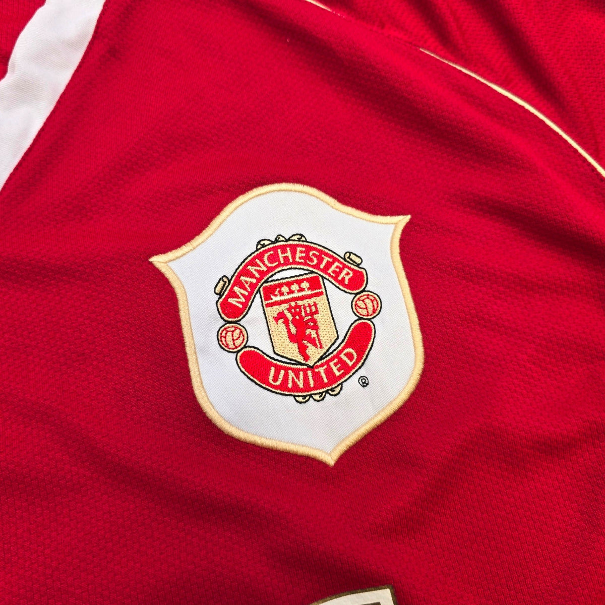 2006/07 Manchester United Home Football Shirt (L) Nike 16 Carrick - Football Finery - FF306620
