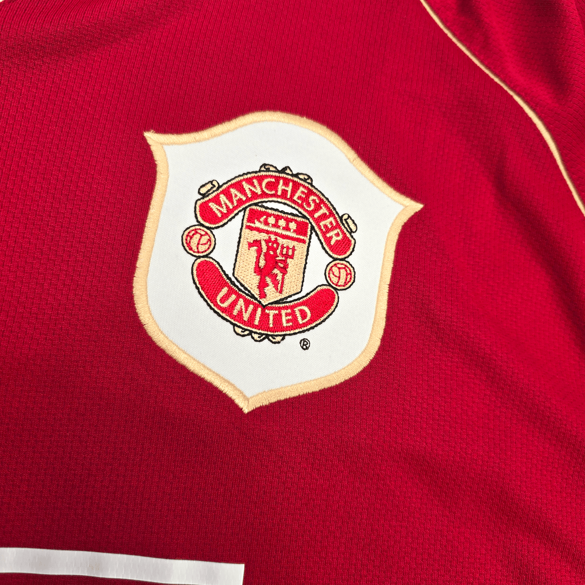 2006/07 Manchester United Home Football Shirt (L) Nike 7 Ronaldo - Football Finery - FF302117