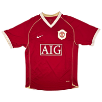 2006/07 Manchester United Home Football Shirt (M) Nike 8 Rooney - Football Finery - FF301444