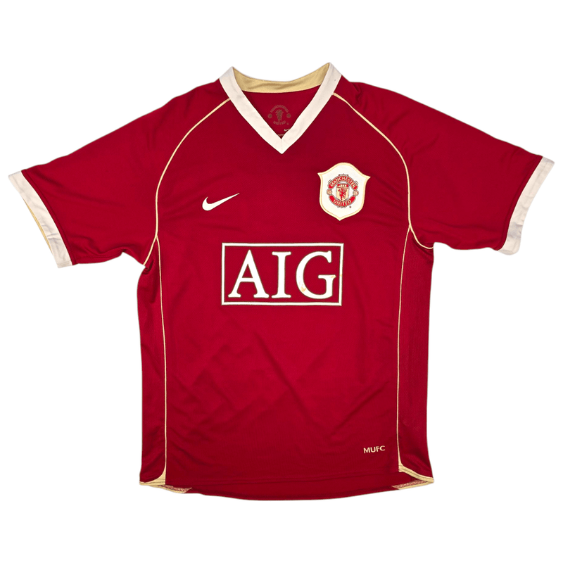 2006/07 Manchester United Home Football Shirt (M) Nike 8 Rooney - Football Finery - FF301444