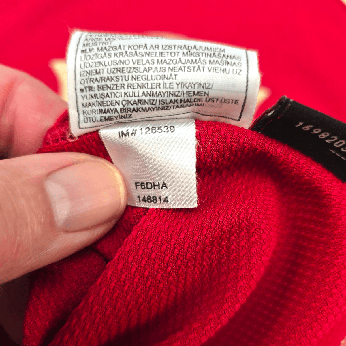 2006/07 Manchester United Home Football Shirt (M) Nike 8 Rooney - Football Finery - FF301444