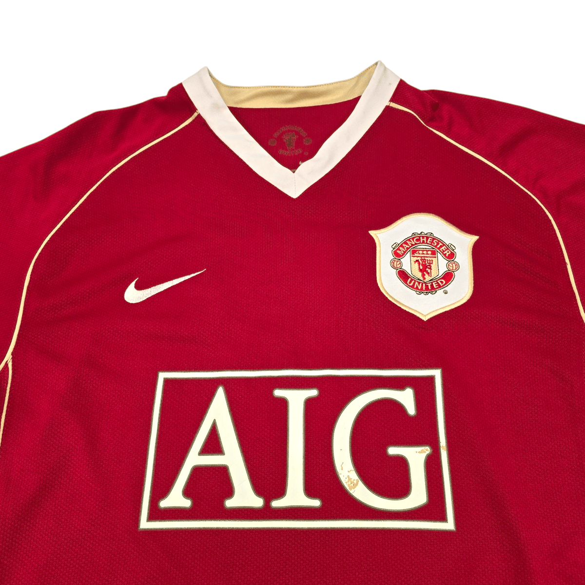 2006/07 Manchester United Home Football Shirt (M) Nike 8 Rooney - Football Finery - FF301444