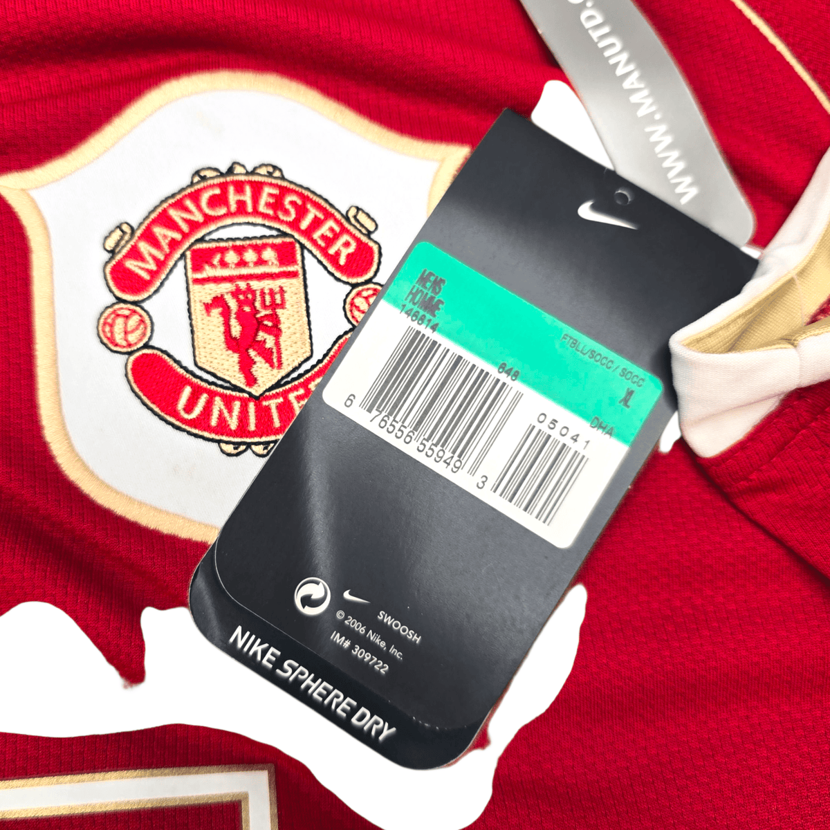 2006/07 Manchester United Home Football Shirt (XL) Nike 7 Ronaldo (BNWTs) - Football Finery - FF302075