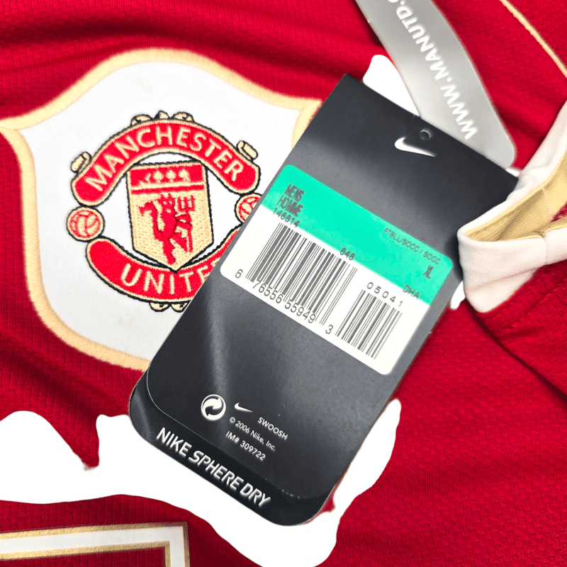 2006/07 Manchester United Home Football Shirt (XL) Nike 7 Ronaldo (BNWTs) - Football Finery - FF302075