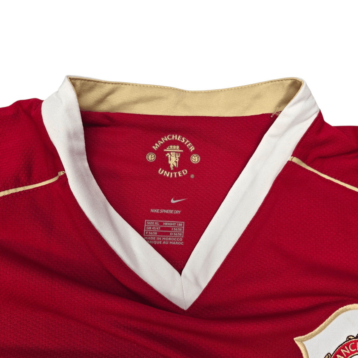 2006/07 Manchester United Home Football Shirt (XL) Nike 7 Ronaldo (BNWTs) - Football Finery - FF302075