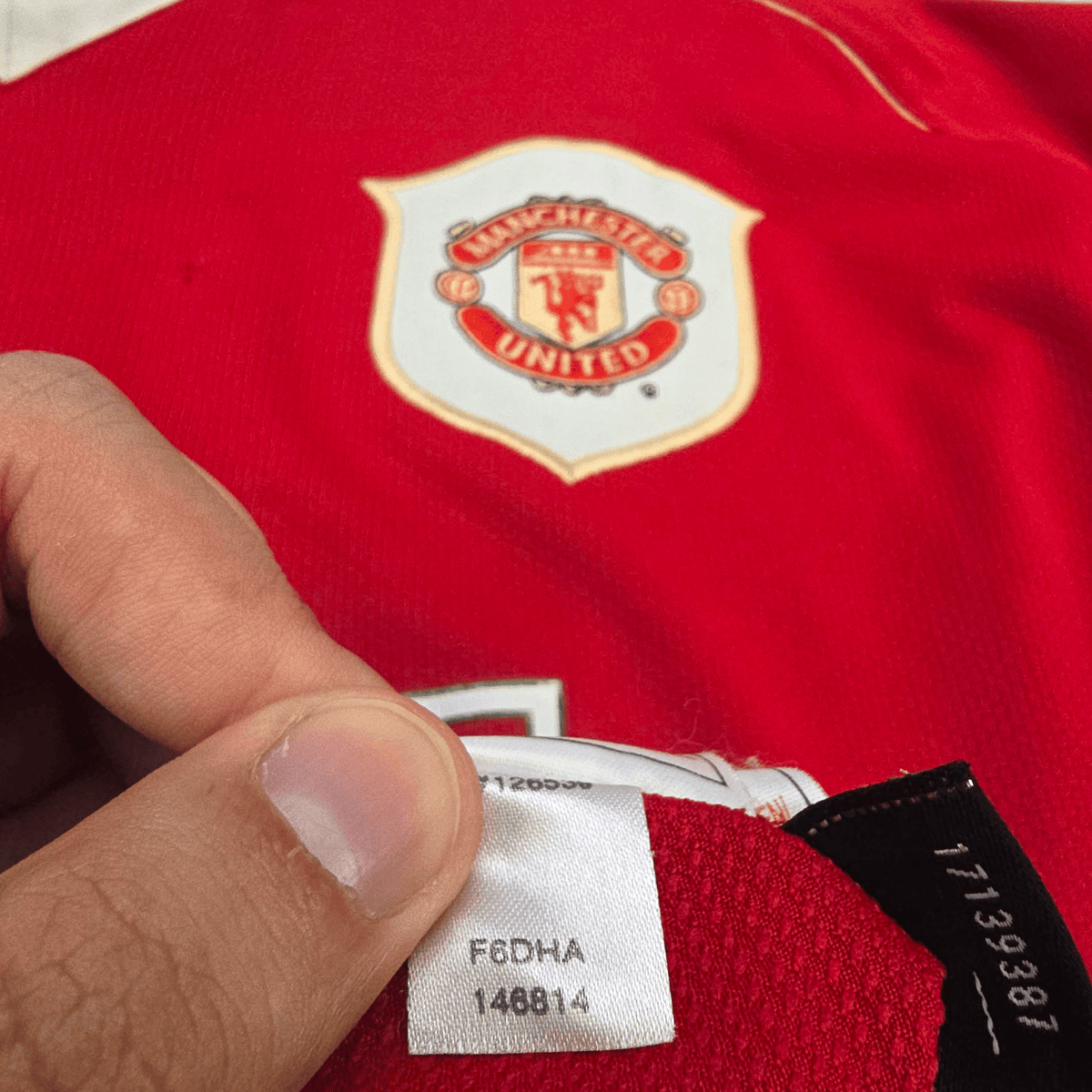 2006/07 Manchester United Home Football Shirt (XL) Nike - Football Finery - FF302611