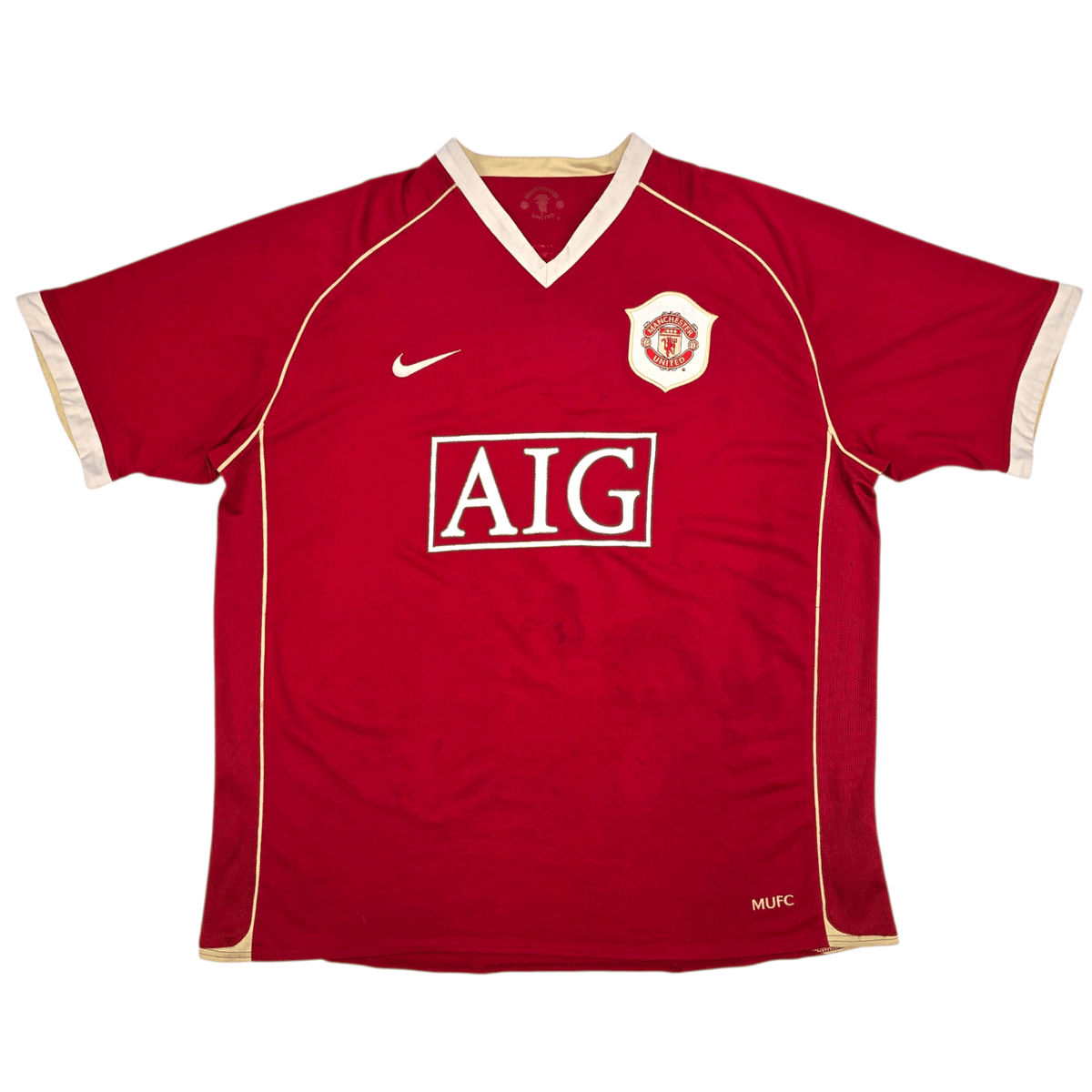 2006/07 Manchester United Home Football Shirt (XL) Nike - Football Finery - FF302611