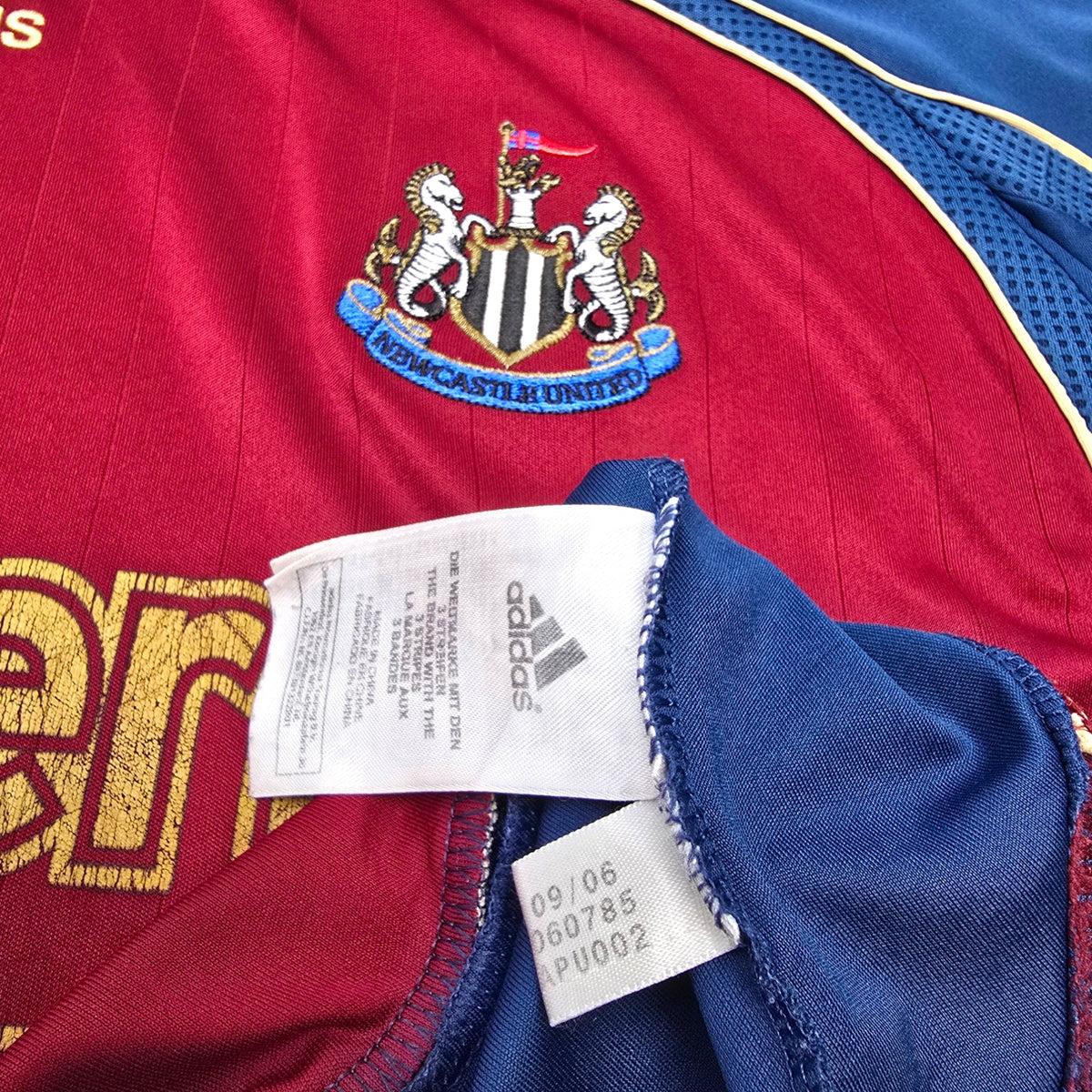 2006/07 Newcastle United Away Football Shirt (2XL) Adidas - Football Finery - FF306289
