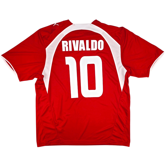2006/07 Olympiakos Fourth Football Shirt (XL) Puma 10 Rivaldo - Football Finery - FF301761