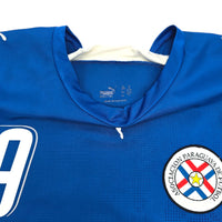 2006/07 Paraguay Away Football Shirt (M) Puma #9 Santa Cruz - Football Finery - FF204325