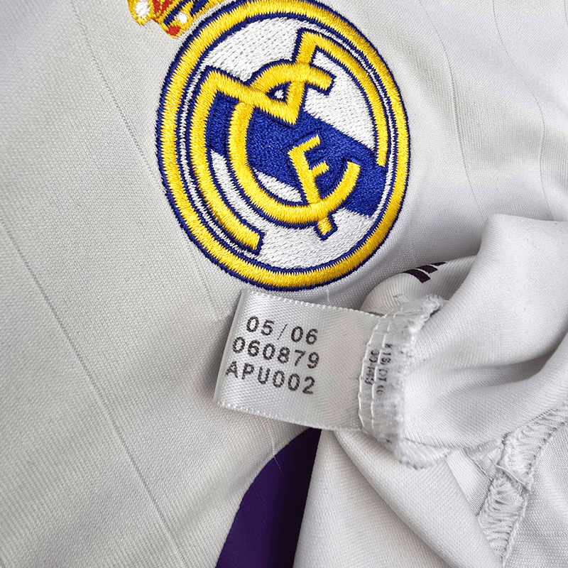 2006/07 Real Madrid Home Football Shirt (S) Adidas 7 Raul - Football Finery - FF302692