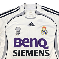 2006/07 Real Madrid Home Football Shirt (S) Adidas 7 Raul - Football Finery - FF302692