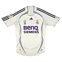 2006/07 Real Madrid Home Football Shirt (S) Adidas 7 Raul - Football Finery - FF302692