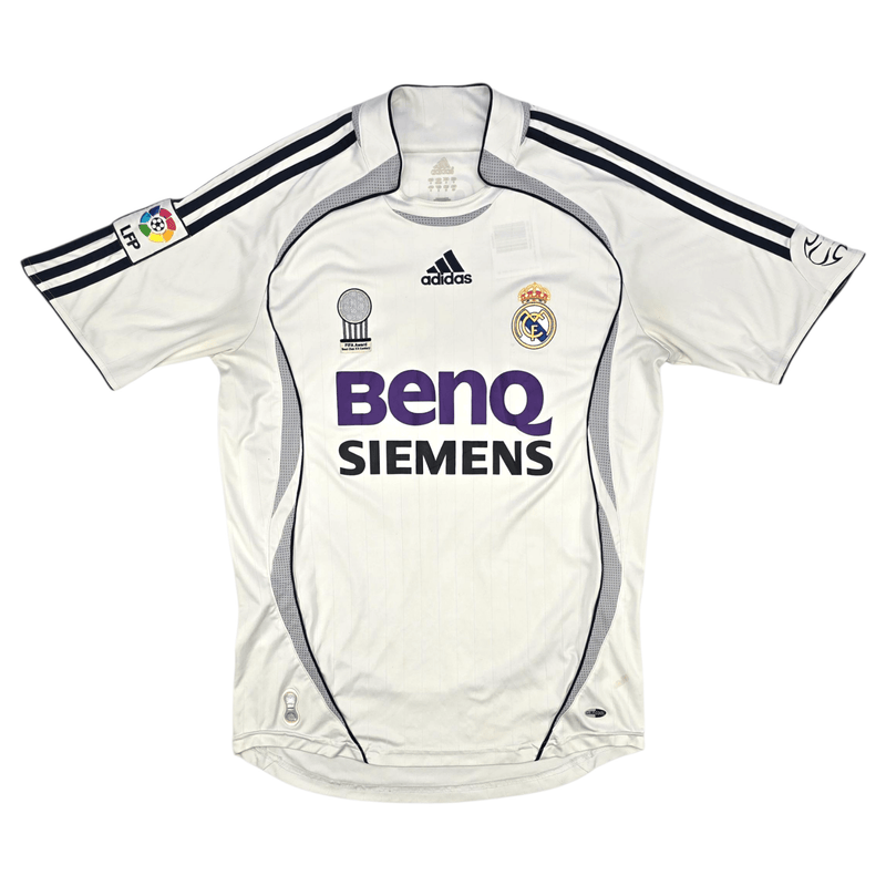 2006/07 Real Madrid Home Football Shirt (S) Adidas 7 Raul - Football Finery - FF302692