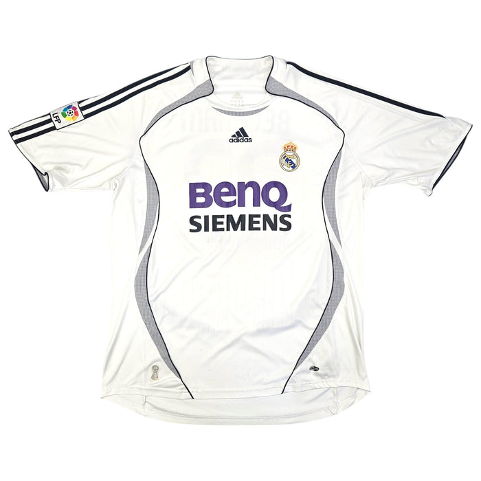 2006/07 Real Madrid Home Football Shirt (XL) Adidas #23 Beckham - Football Finery - FF204513