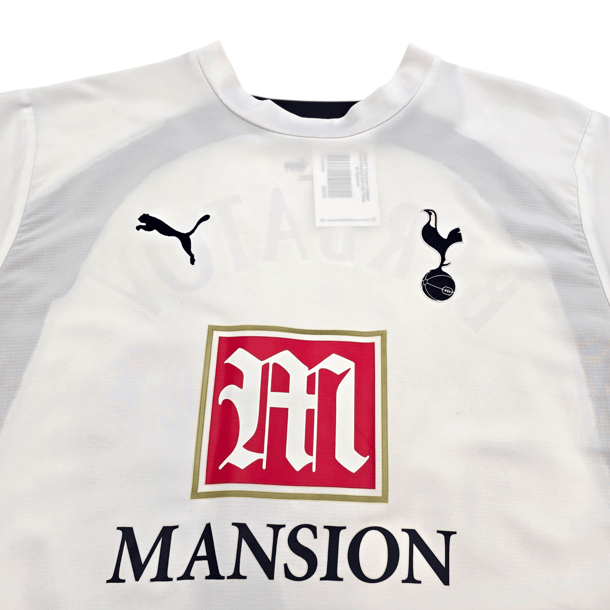 2006/07 Tottenham Hotspur Home Football Shirt (M) Puma 9 Berbatov - Football Finery - FF303496