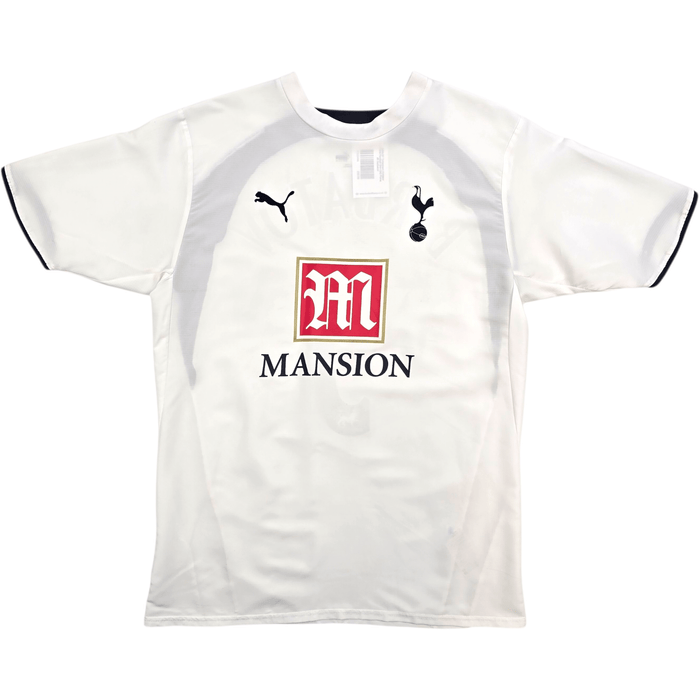 2006/07 Tottenham Hotspur Home Football Shirt (M) Puma 9 Berbatov - Football Finery - FF303496